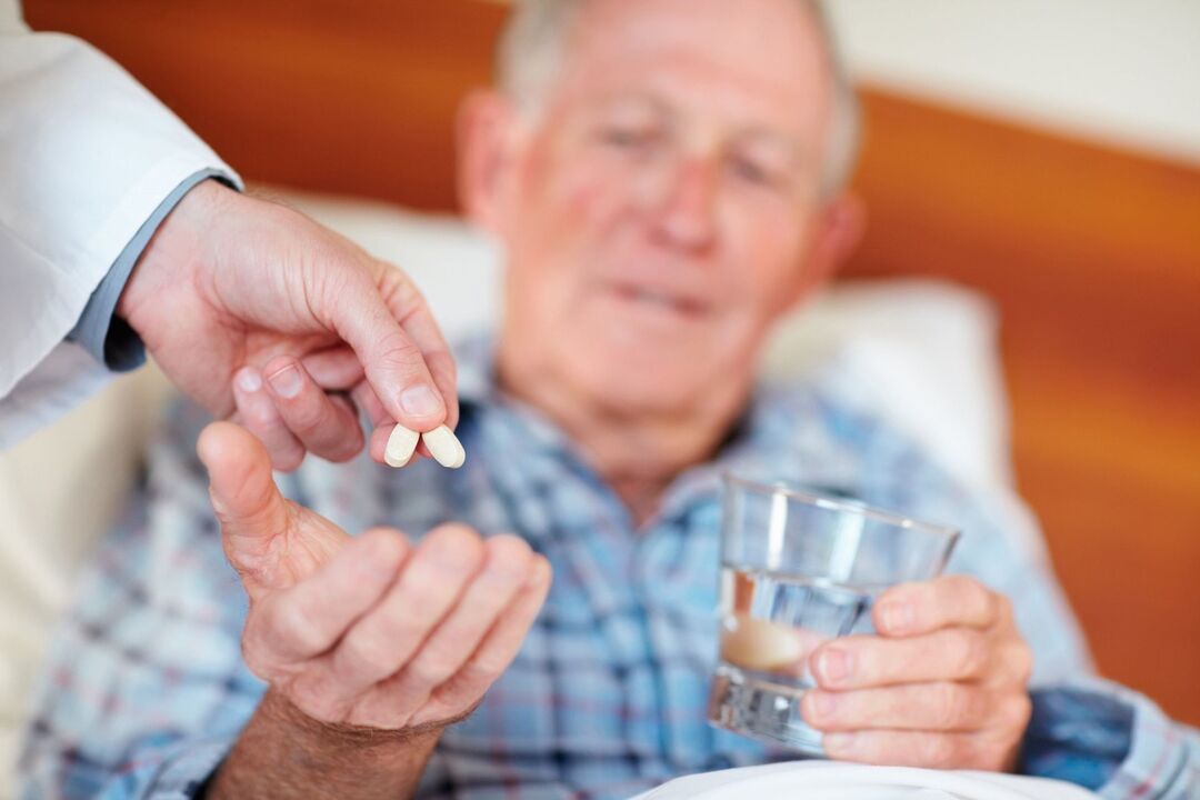 taking medicine for prostatitis